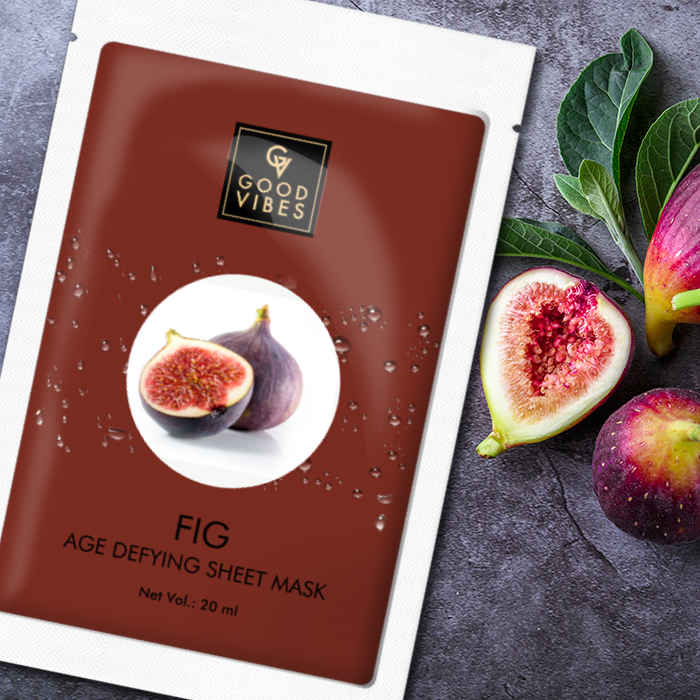 Buy Good Vibes Age Defying Sheet Mask - Fig (20 ml) - Purplle