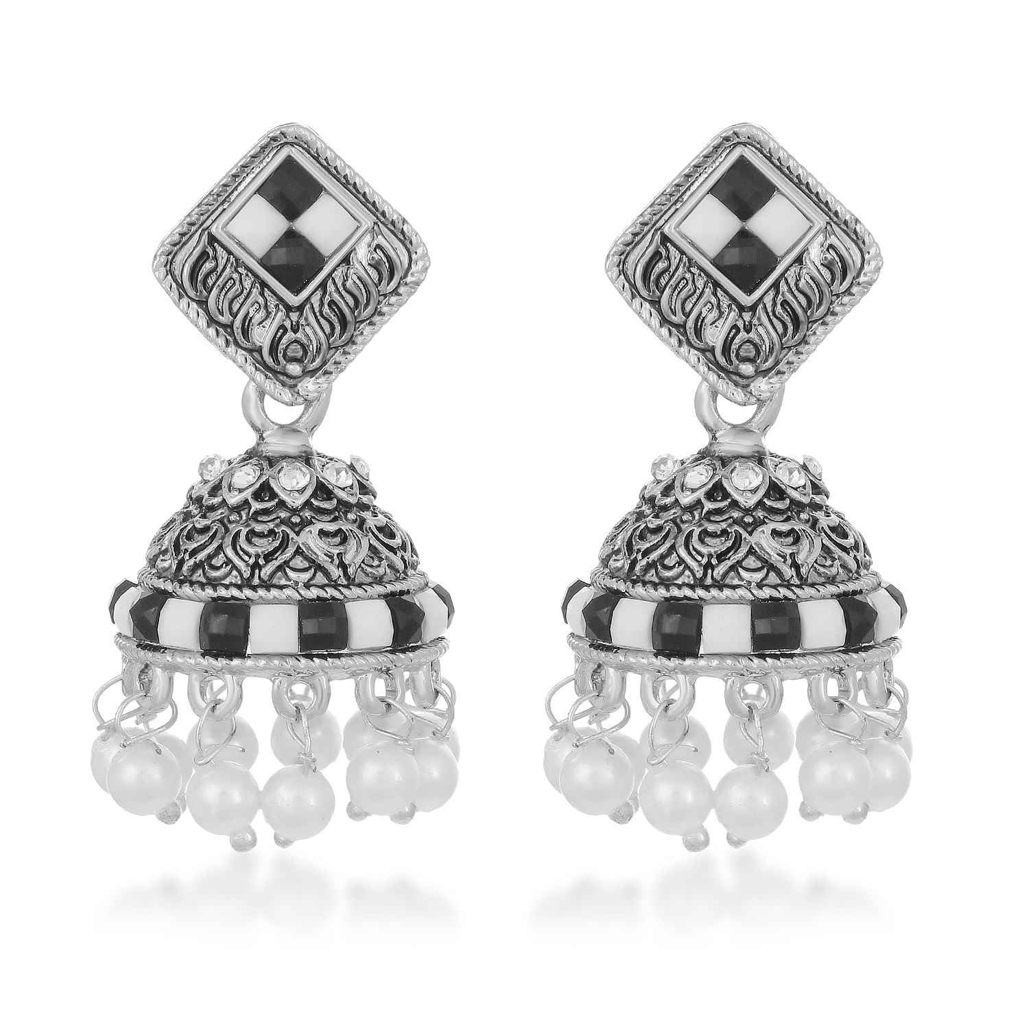 Buy Sukkhi Equisite Pearl Oxidised Earring for Women - E78082 - Purplle