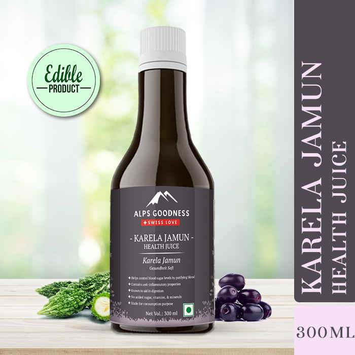 Buy Alps Goodness Health Juice - Karela Jamun (300 ml) - Purplle