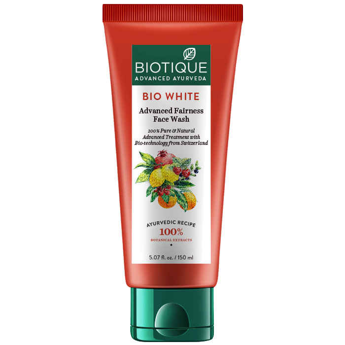 Buy Biotique Bio White Advanced Fairness Face Wash (150 ml) - Purplle