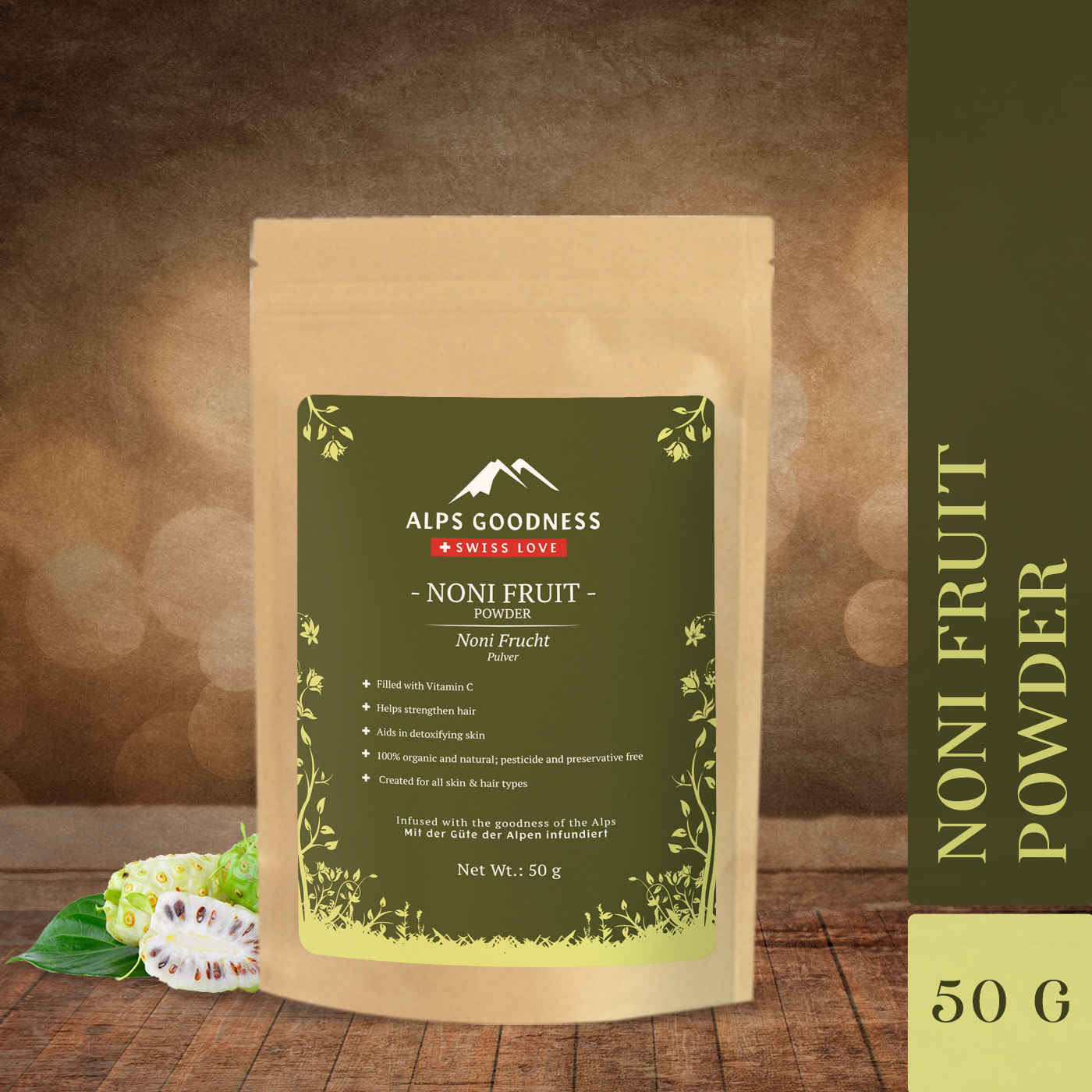 Buy Alps Goodness Powder - Noni Fruit (50 gm) - Purplle