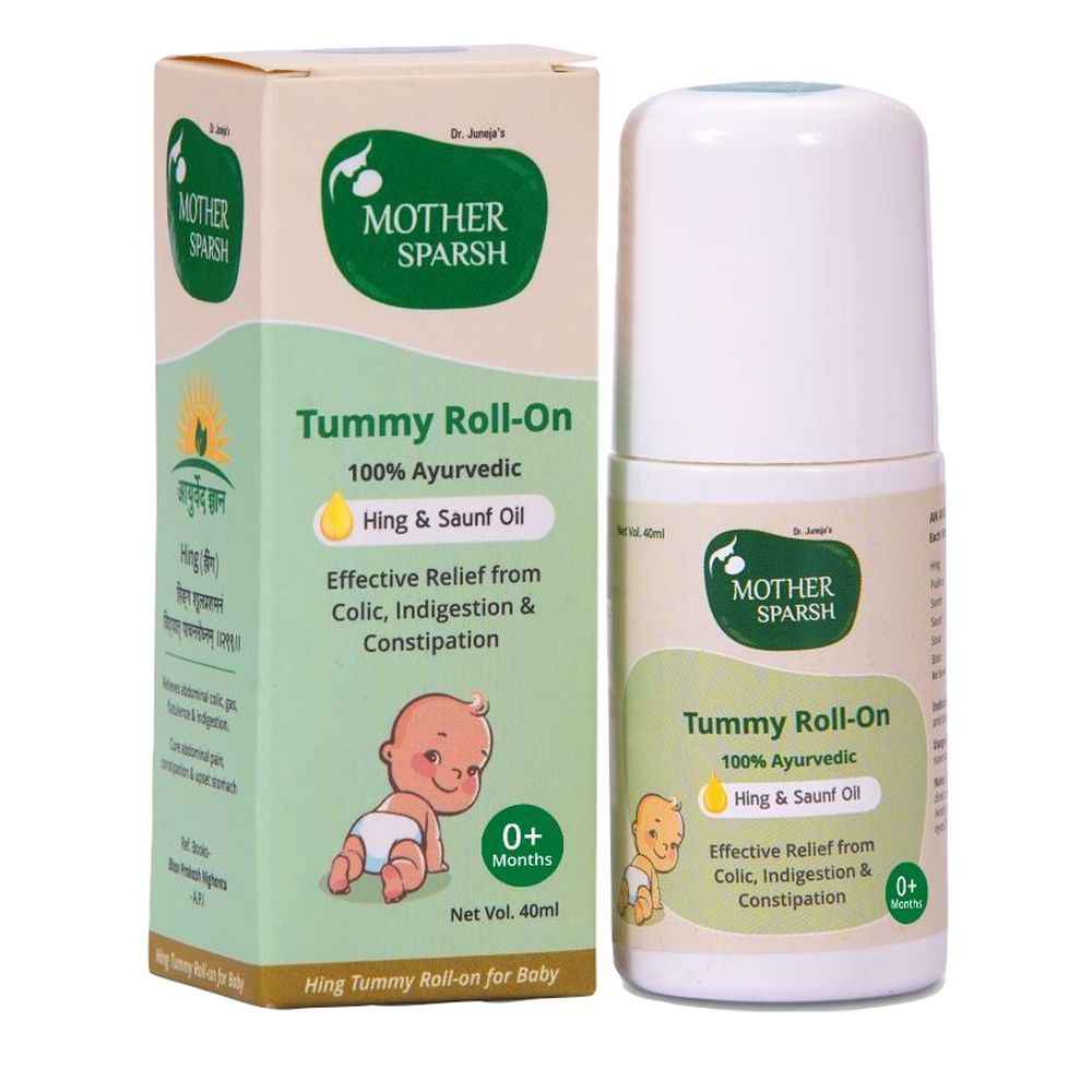 Buy Mother Sparsh Hing Tummy Roll On 40 ml - Purplle