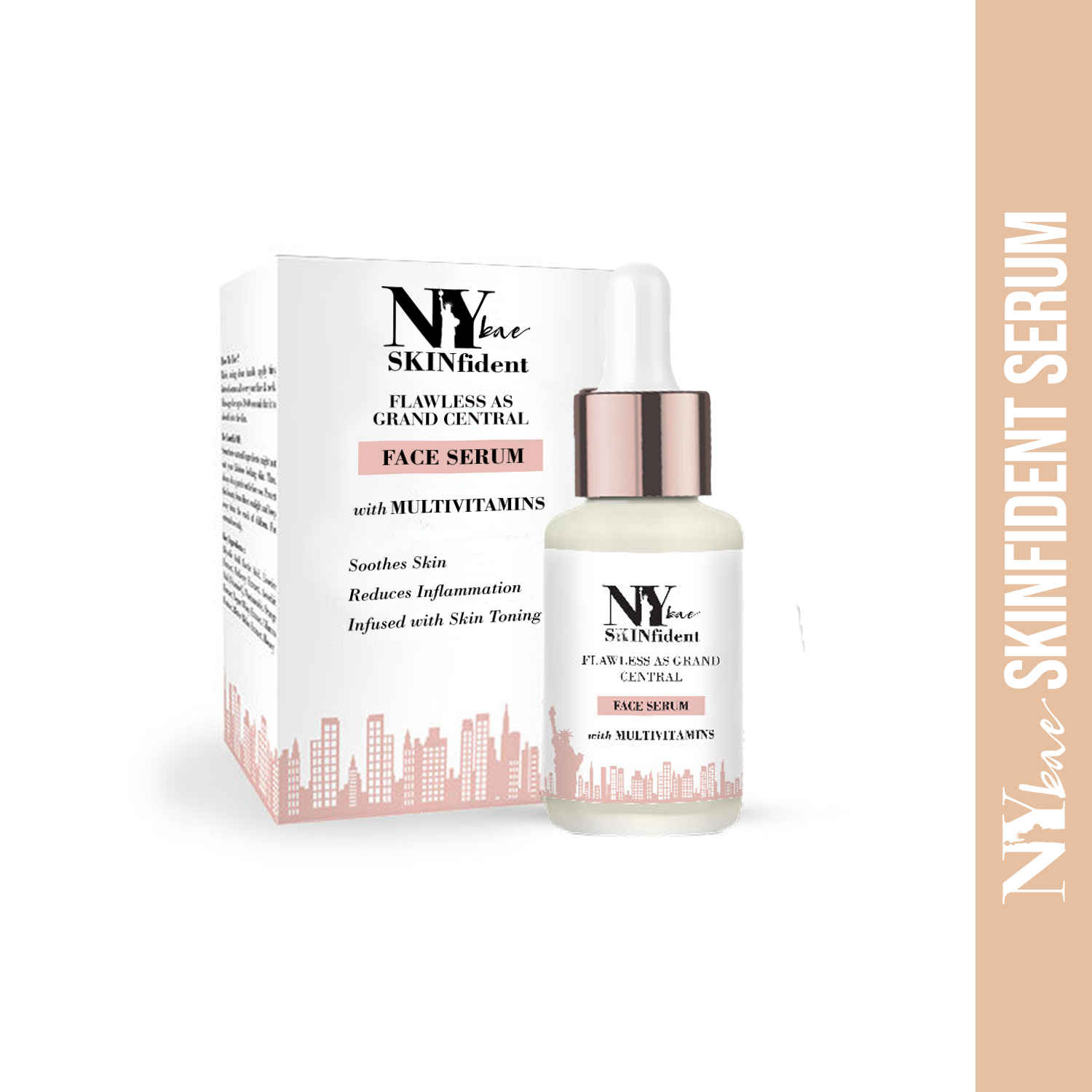 Buy NY Bae SKINfident Serum with Multivitamins, Flawless as Grand Central (10 ml) - Purplle