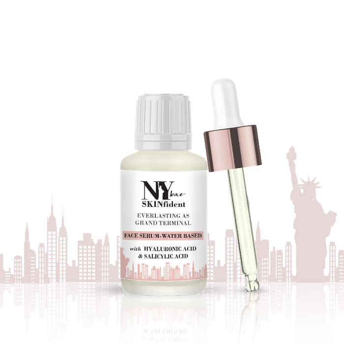 Buy NY Bae SKINfident Water - Based Serum with Hyaluronic Acid & Salicylic Acid, Everlasting as Grand Terminal (10 ml) - Purplle
