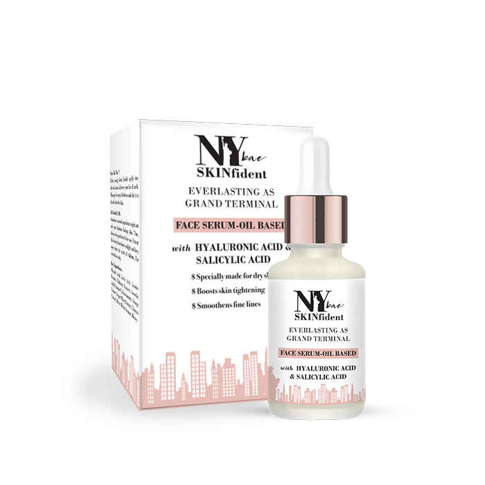 Buy NY Bae SKINfident Oil - Based Serum with Hyaluronic Acid & Salicylic Acid, Everlasting as Grand Terminal (10 ml) - Purplle
