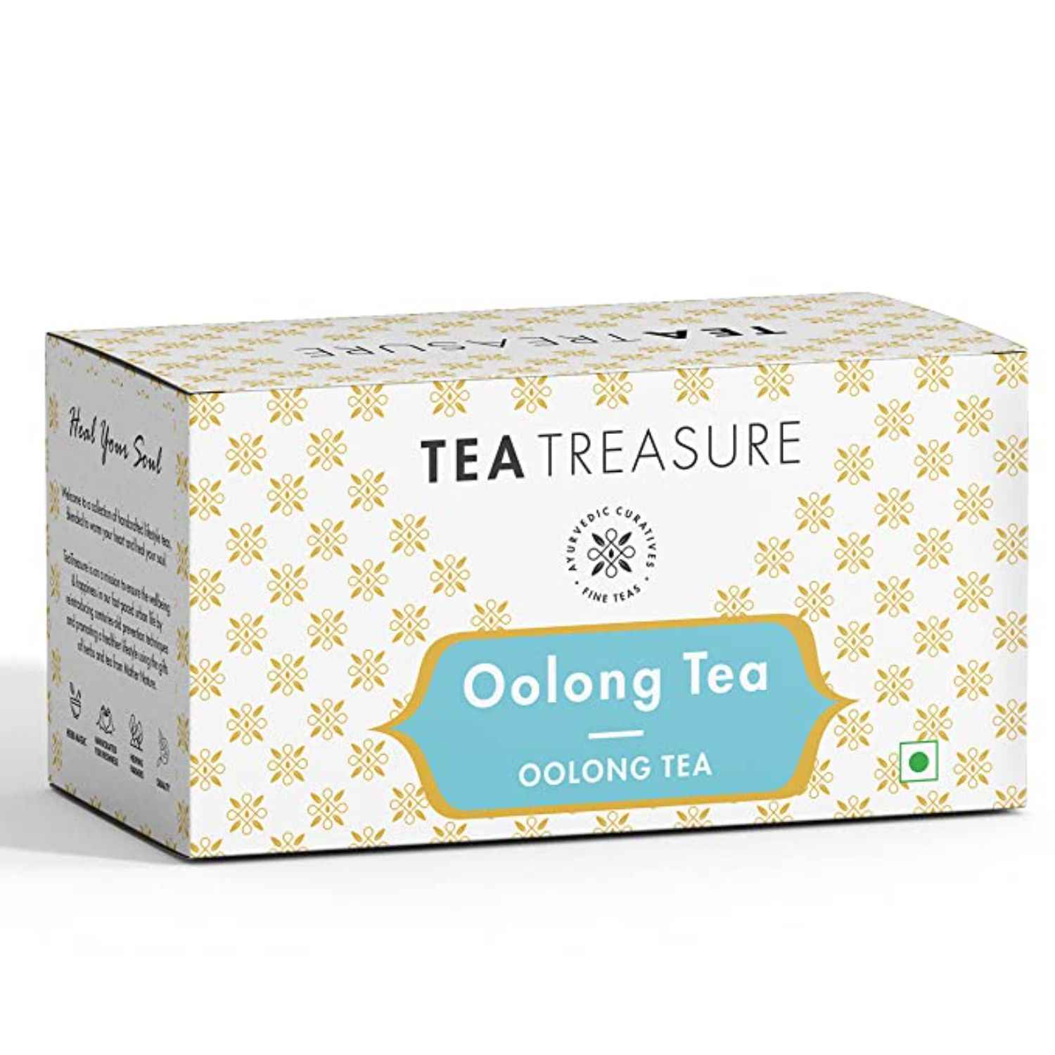 Buy Tea Treasure Oolong Darjeeling Tea - helps in Weight Management and gives the skin a healthy glow - 1 Teabox (18 Pyramid Tea Bags) - Purplle