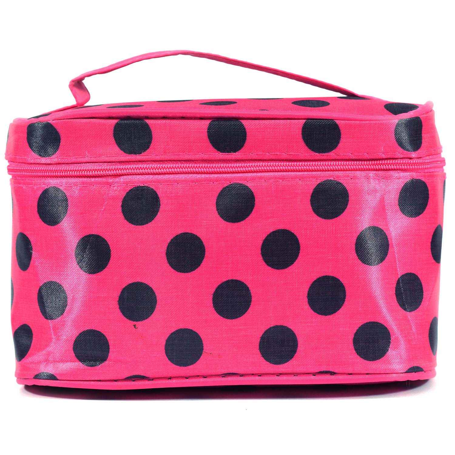 Buy Bonjour Paris Coat Me Women's Multi Purpose Vanity Case / Cosmetic Pouch / Makeup Travel Organiser Kit - Magenta Pink - Purplle