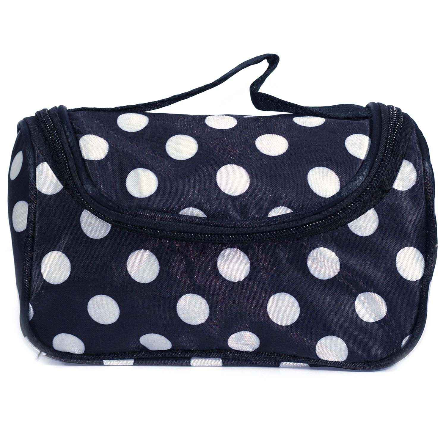 Buy Bonjour Paris Coat Me Women's Multi Purpose Vanity Case / Cosmetic Pouch / Makeup Travel Organiser Kit - Geometric Black - Purplle