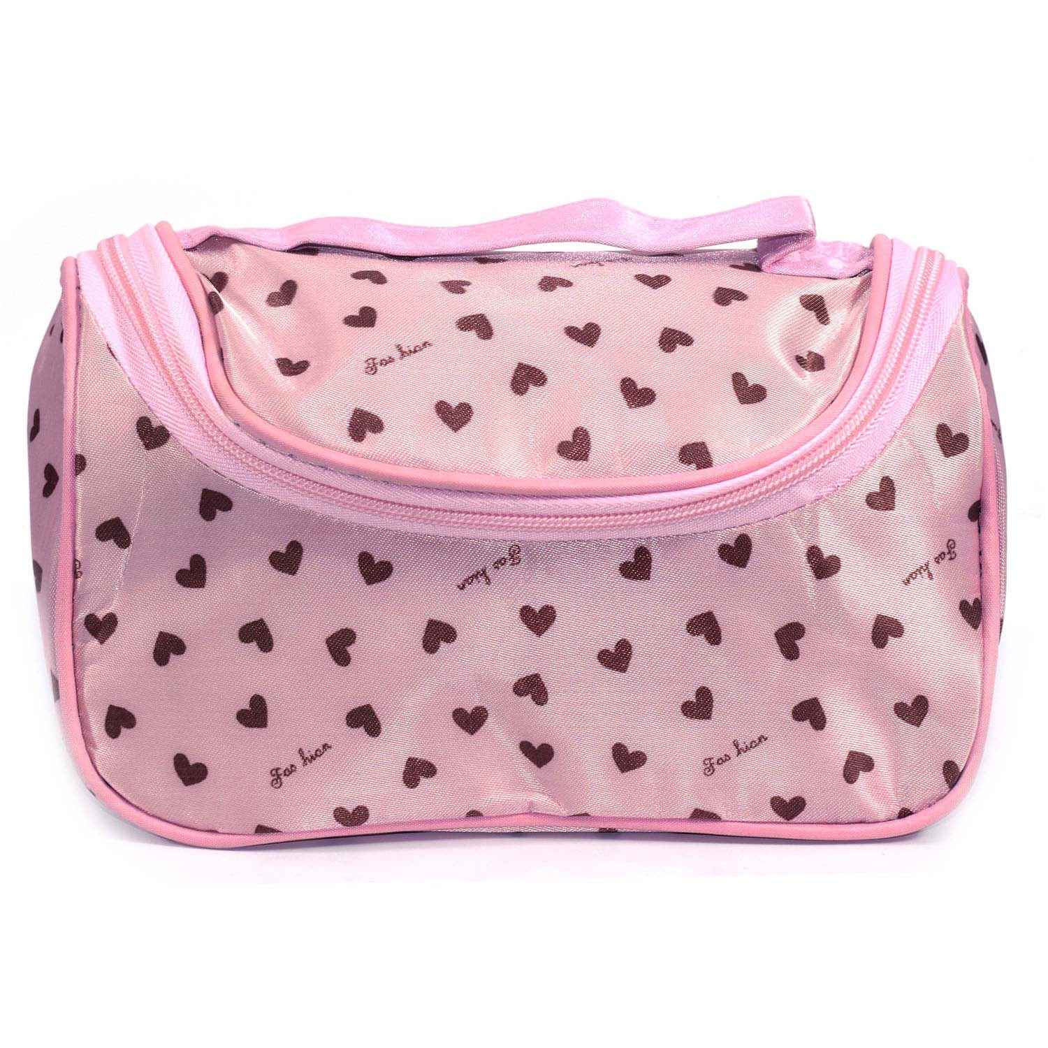 Buy Bonjour Paris Coat Me Women's Multi Purpose Vanity Case / Cosmetic Pouch / Makeup Travel Organiser Kit - Baby Pink - VPB21-BABY PINK - Purplle