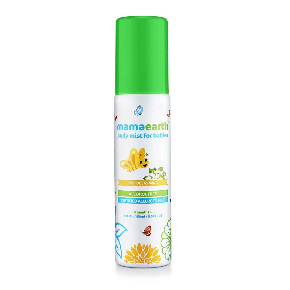Buy Mamaearth Perfume Body Mist For Babies And Kids With Allergen Free Jasmine Fragrance For All Day Freshness (150 ml) - Purplle