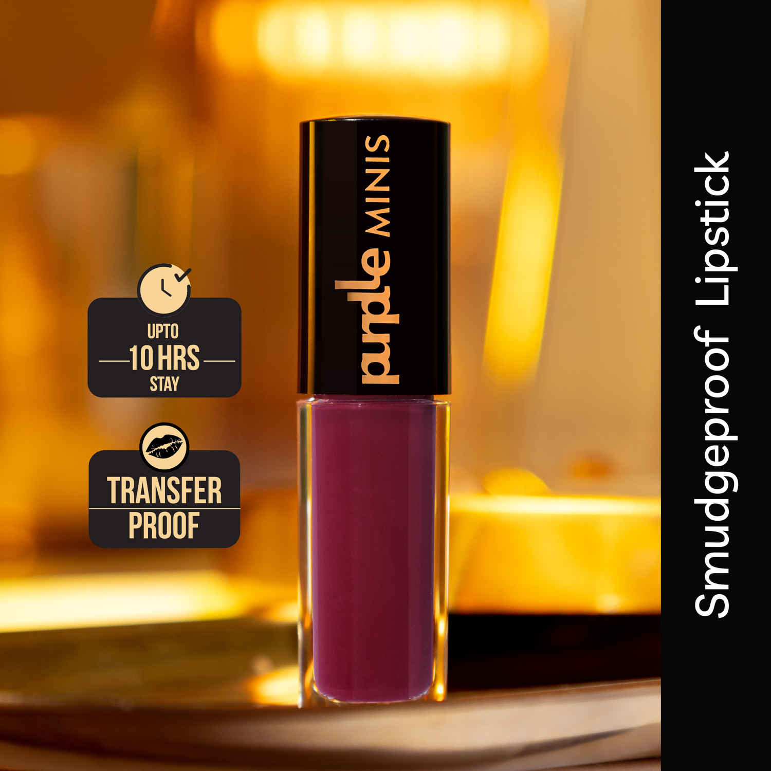Buy Purplle Ultra HD Matte Mini Liquid Lipstick, Purple - My First Camping 18 | Highly Pigmented | Non-drying | Long Lasting | Easy Application | Water Resistant | Transferproof | Smudgeproof (1.6 ml) - Purplle