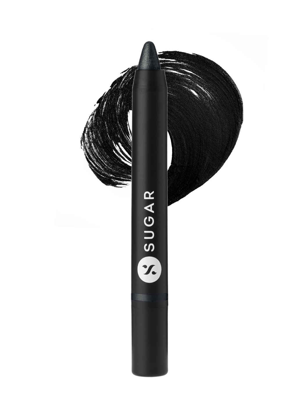Buy SUGAR Cosmetics Eyes And Shine Shadow Crayon - 04 Onyx Oomph (Matte Black) - Purplle