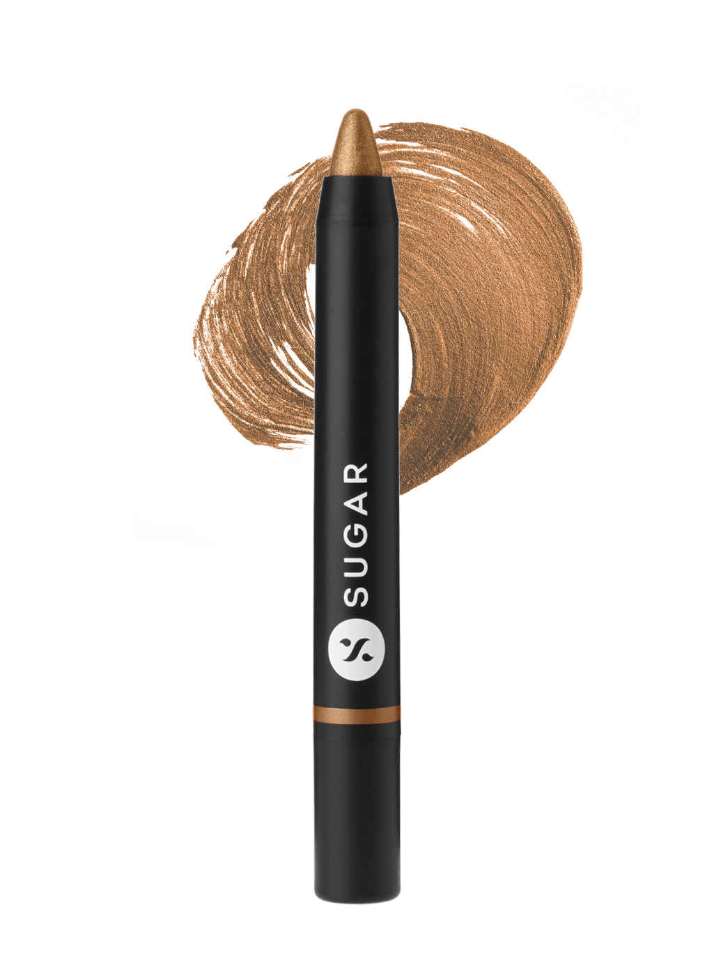 Buy SUGAR Cosmetics Eyes And Shine Shadow Crayon - 10 Carnelian Chaos (Metallic Warm Copper) - Purplle