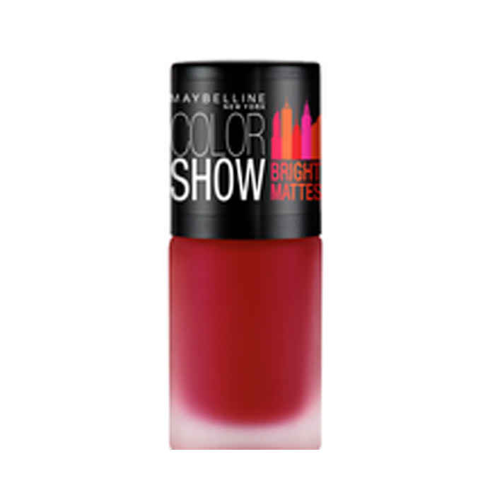 Buy Maybelline New York Color Show Bright Matte Nail Paint - Brilliant Red (6 ml) - Purplle