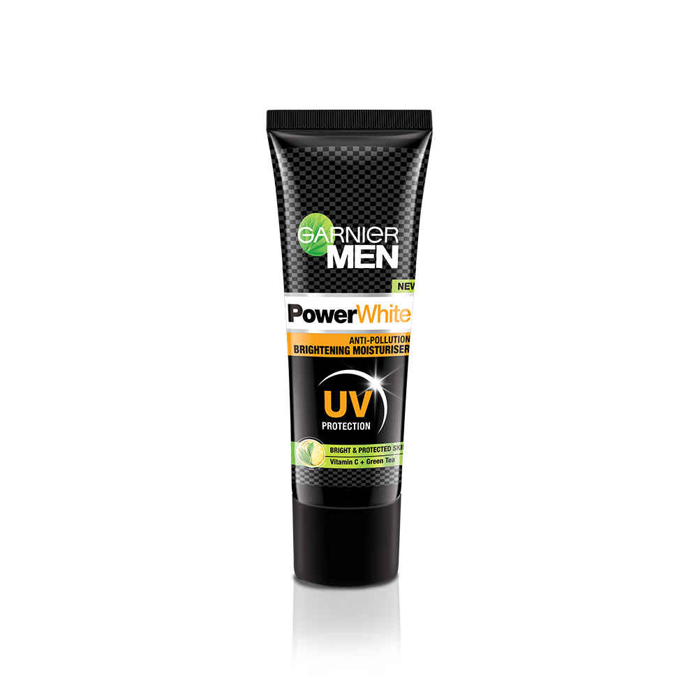 Buy Garnier Men PowerWhite Anti-Pollution Brightening Moisturiser, (20 g) - Purplle
