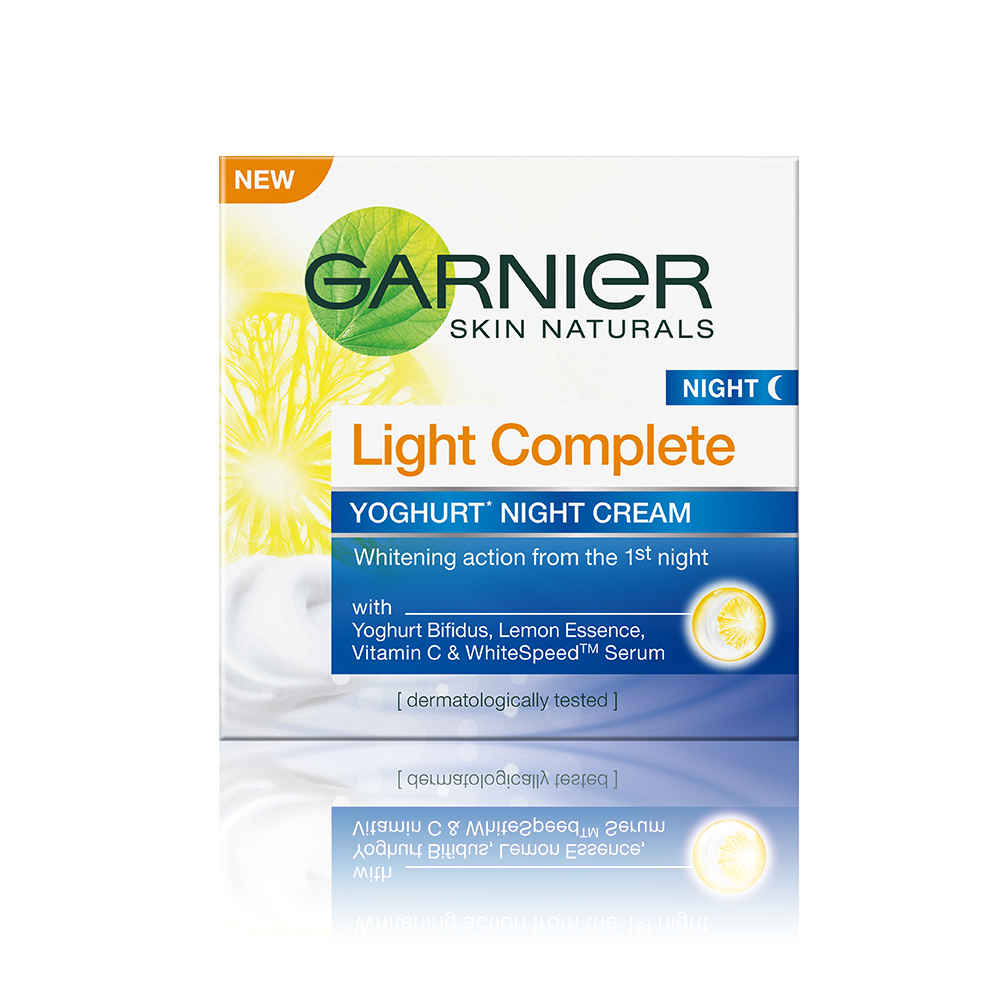 Buy Garnier Skin Naturals Light Complete Night Cream (40 g) - Purplle
