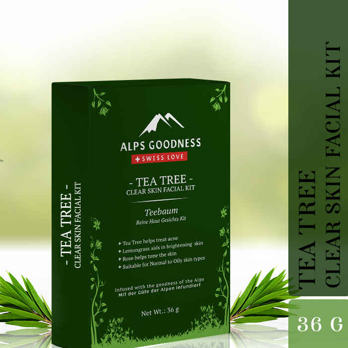 Buy Alps Goodness Tea Tree Clear Skin Facial Kit (36 g) - Purplle