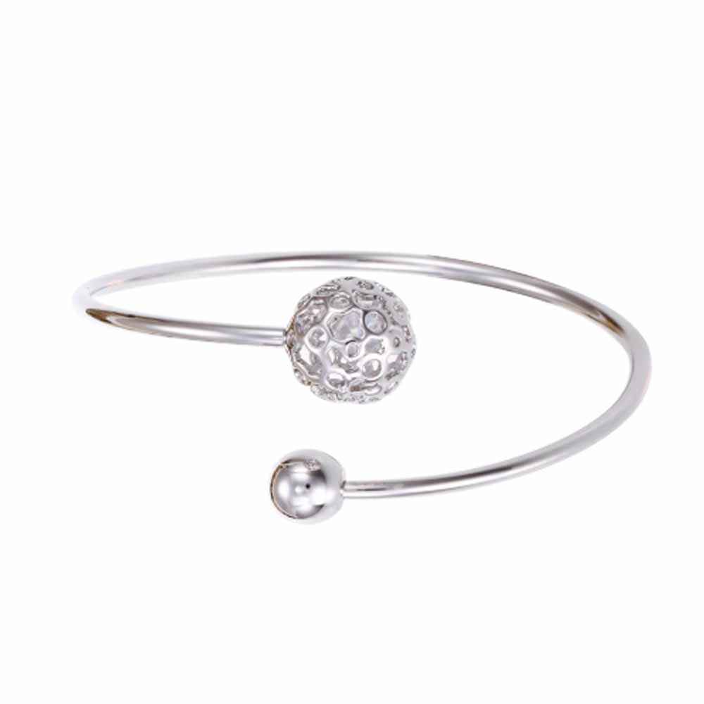 Buy Ferosh Alchemy Disco Ball Silver Cuff - Purplle