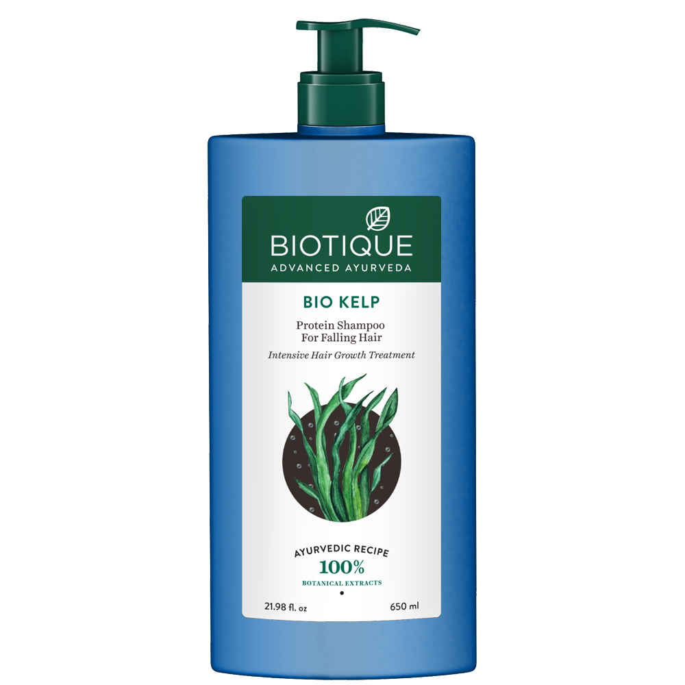 Buy Biotique Bio Kelp Protein Shampoo For Falling Hair (650 ml) - Purplle