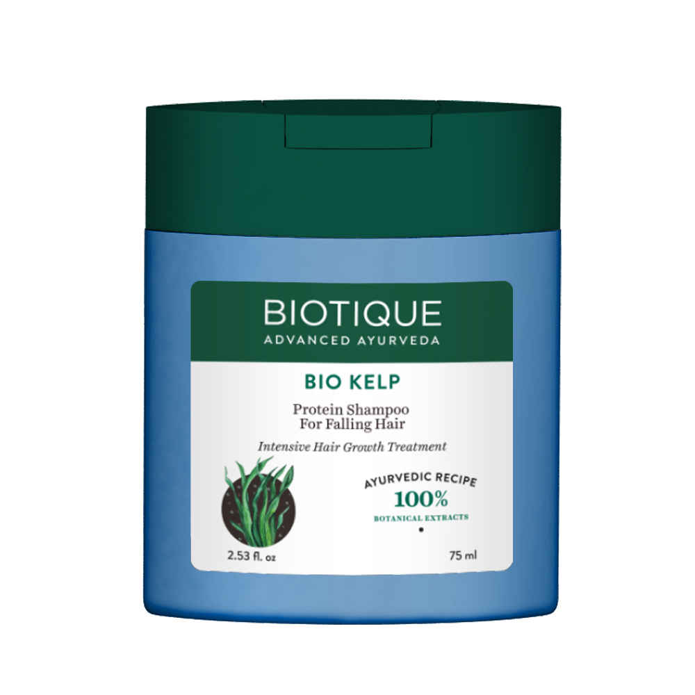 Buy Biotique Bio Kelp Protein Shampoo For Falling Hair (75 ml) - Purplle