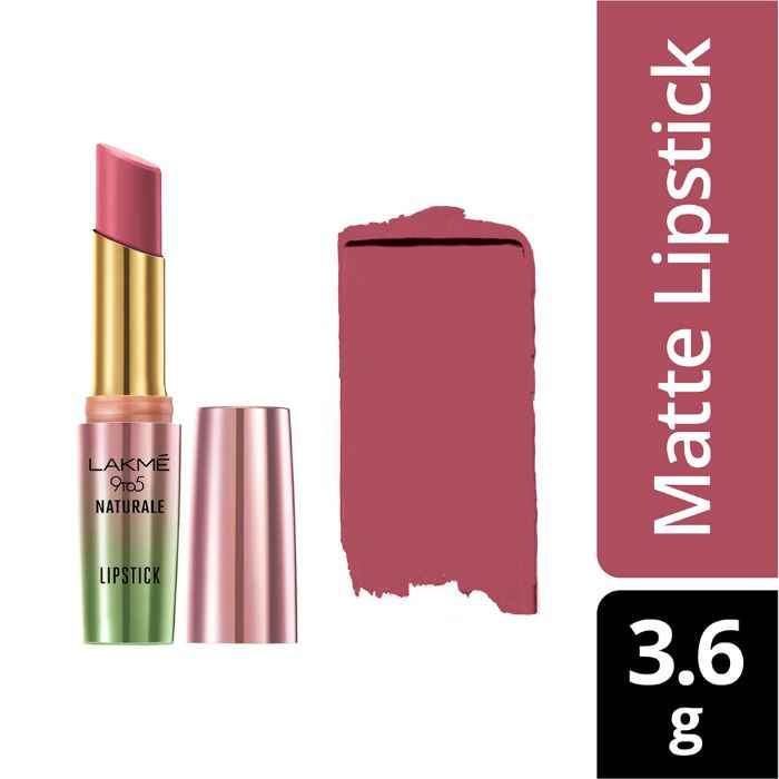 Buy Lakme 9 To 5 Naturale Matte Lipstick - Salmon Pink (3.6 g) - Purplle