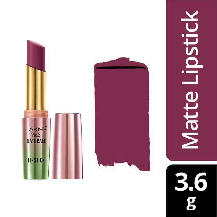 Buy Lakme 9 To 5 Naturale Matte Lipstick - Magenta Minx (3.6 g) - Purplle