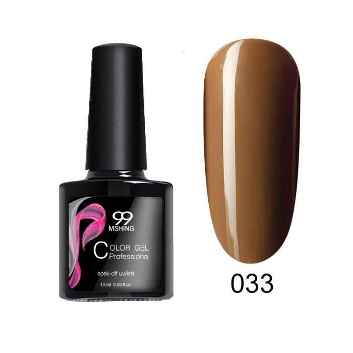 Buy Mshing 99 UV Gel Nail Polish LED Lamp Gel Lacquer Gel Polish Pure Colors Semi Permanent Gel Varnish Nail Primer Nailpolish Nail Gel (M99_33) (8 ml) - Purplle