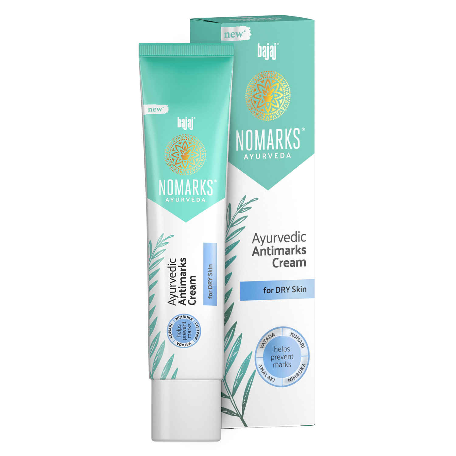 Buy Bajaj Nomarks Ayurvedic Antimarks Cream - Dry Skin 25 gm - Purplle
