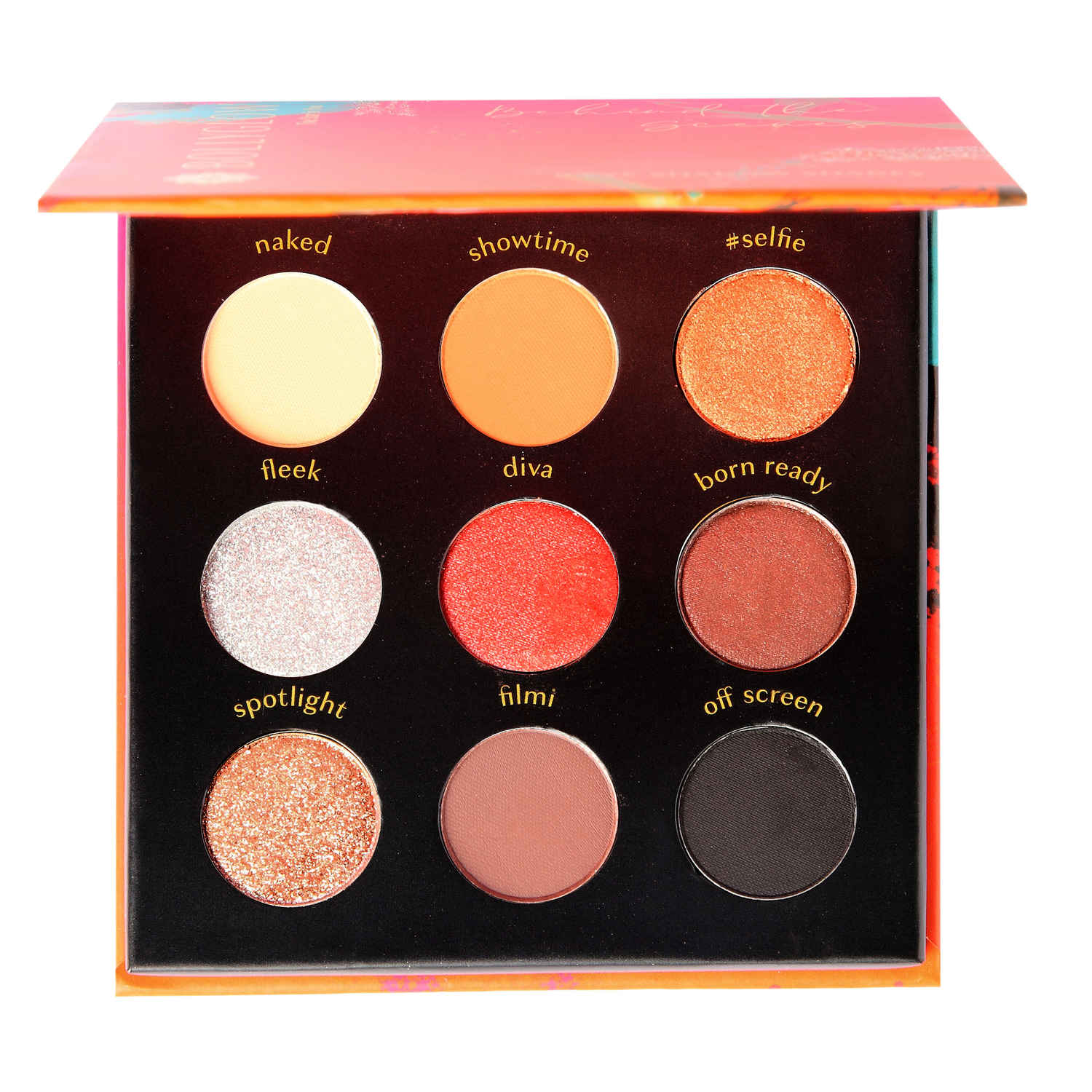 Buy Bollyglow 9 Shade Eyeshadow Palette - Behind The Scenes - Purplle