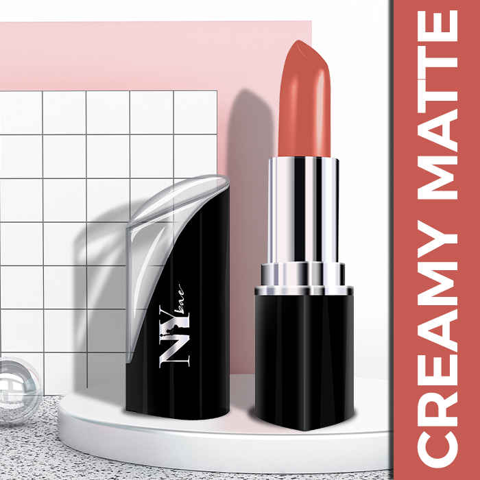 Buy NY Bae Lipstick, Creamy Matte, Brown - Madam From Madison 23 - Purplle