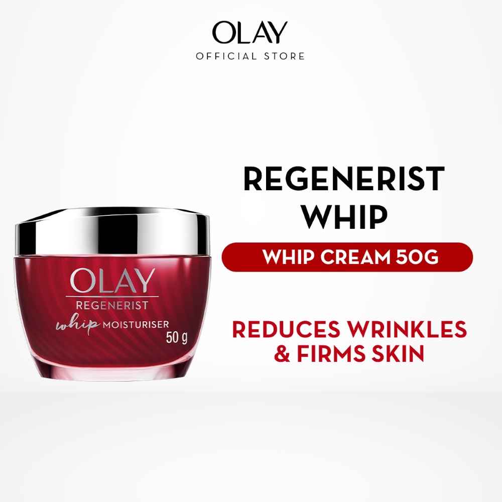 Buy Olay Regenerist SPF Whip Cream |Hyaluronic Acid, Pentapeptides |50 gm - Purplle