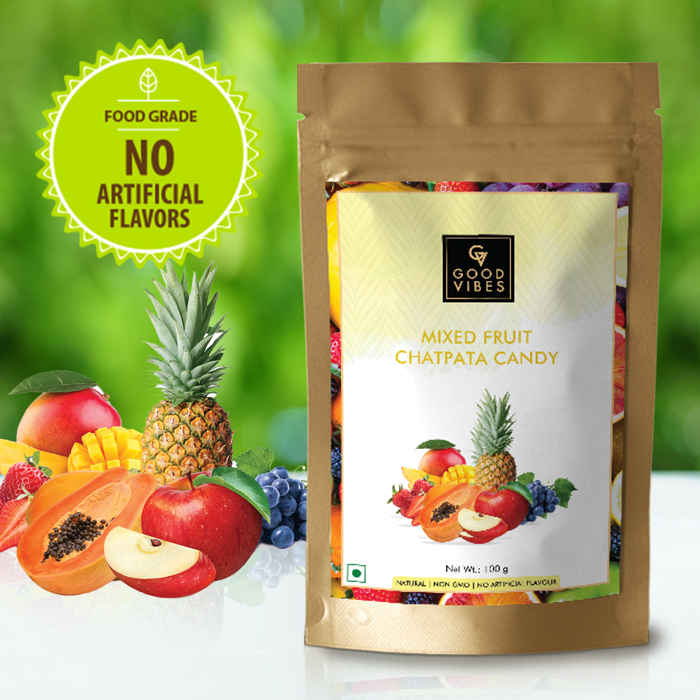 Buy Good Vibes Candy - Mixed Fruit Chatpata (100 gm) - Purplle