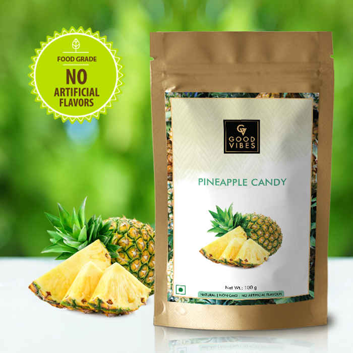 Buy Good Vibes Candy - Pineapple (100 gm) - Purplle