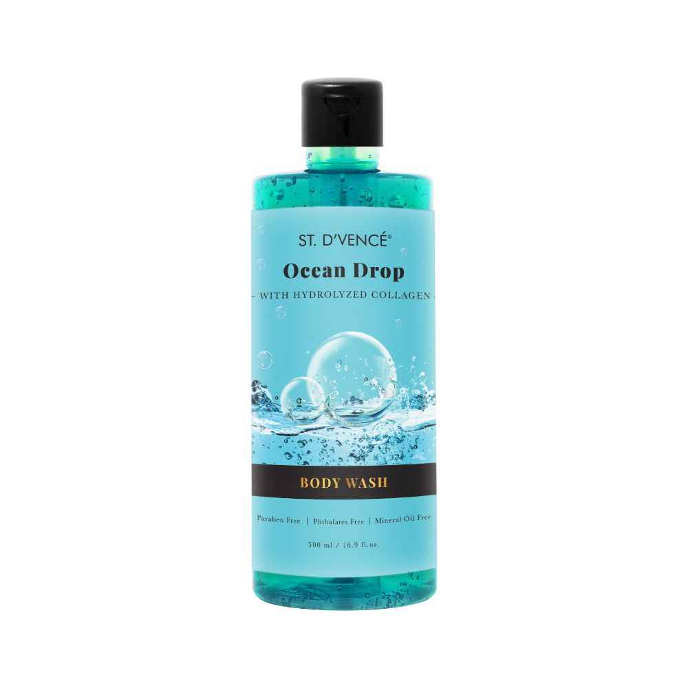 Buy ST. D´VENCE Ocean Drop Body Wash With Vegan Collagen (500 ml) - Purplle