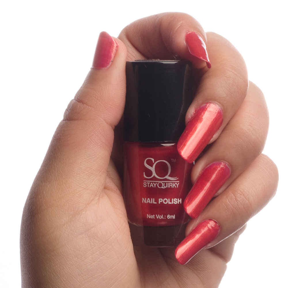Buy Stay Quirky Nail Paint, Matte, Red, Double Pleasure - Crushin' 9 (6 ml) - Purplle