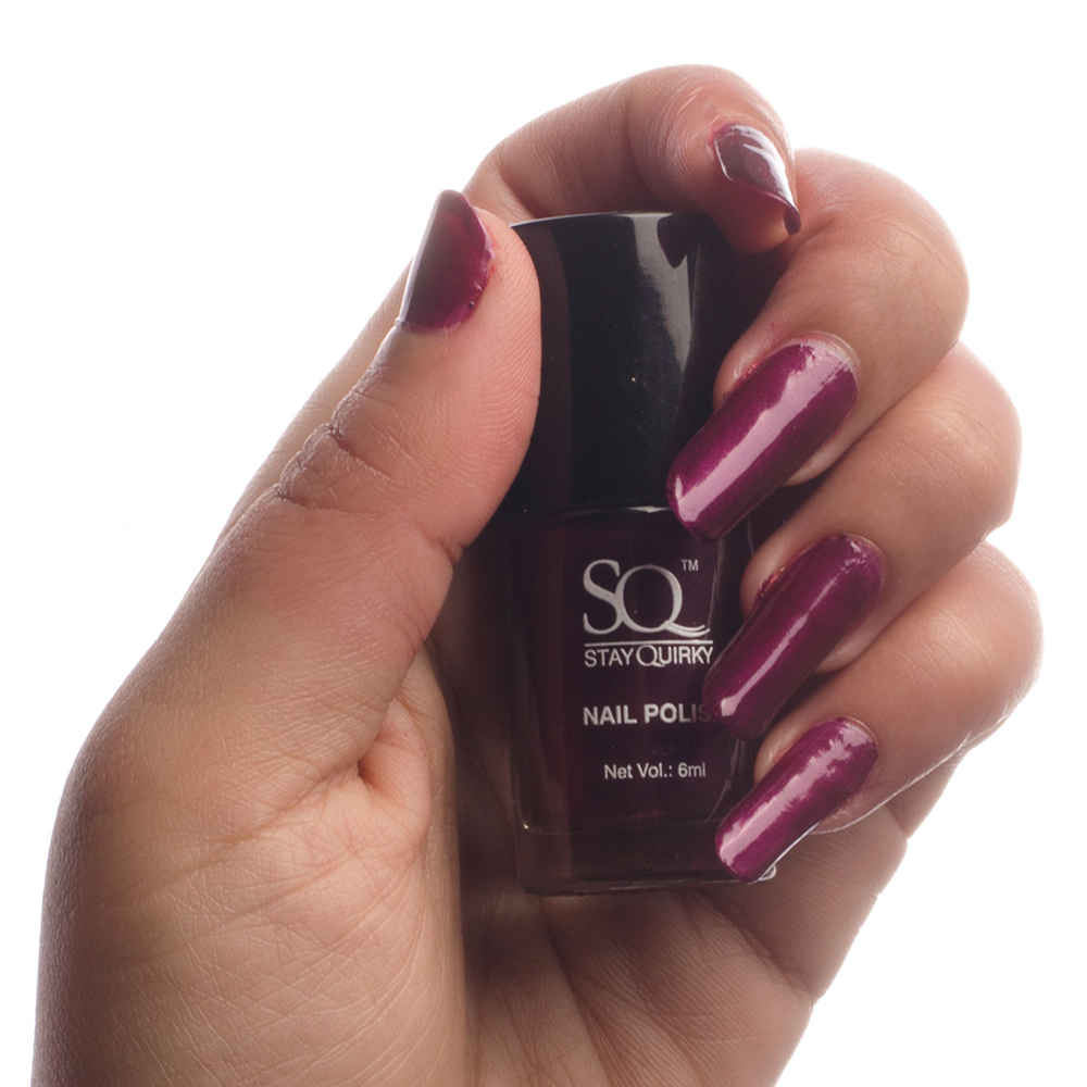 Buy Stay Quirky Nail Paint, Matte, Purple, Double Pleasure - Jitterin' 12 (6 ml) - Purplle