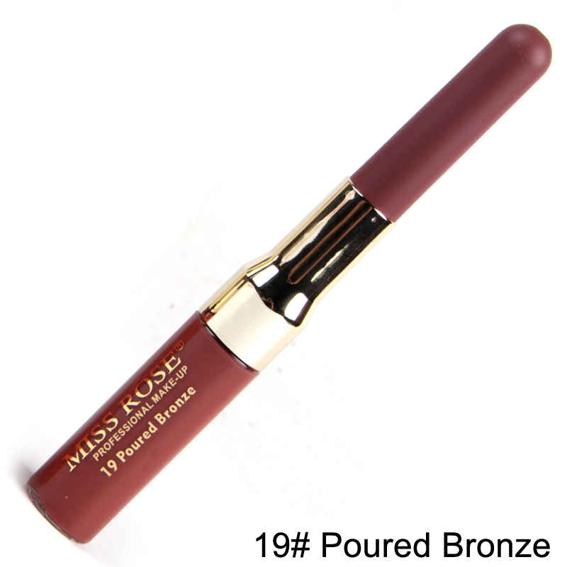 Buy Miss Rose Professional Make Up Lipgloss & Lipliner Poured Bronze (7102-002B-19) - Purplle