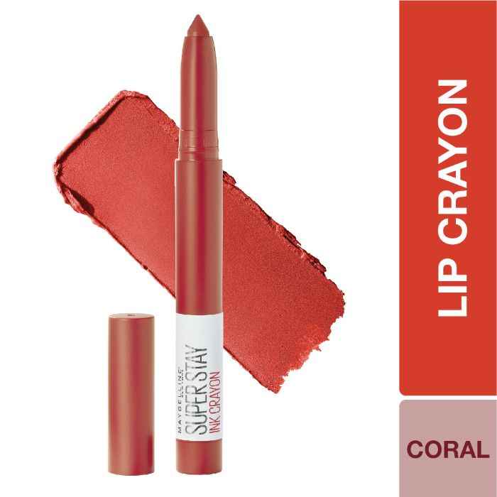 Buy Maybelline New York Super Stay Crayon Lipstick, 40 Laugh Louder, ( 1.2g) - Purplle