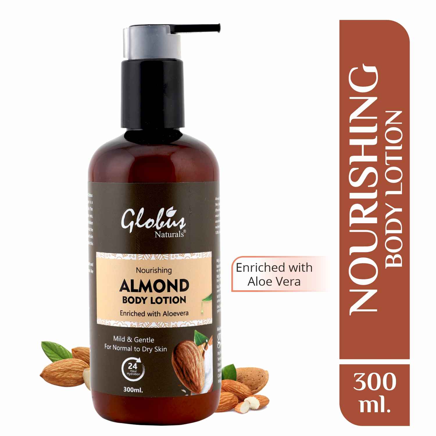 Buy Globus Naturals Nourishing Almond Body Lotion (300 ml) - Purplle