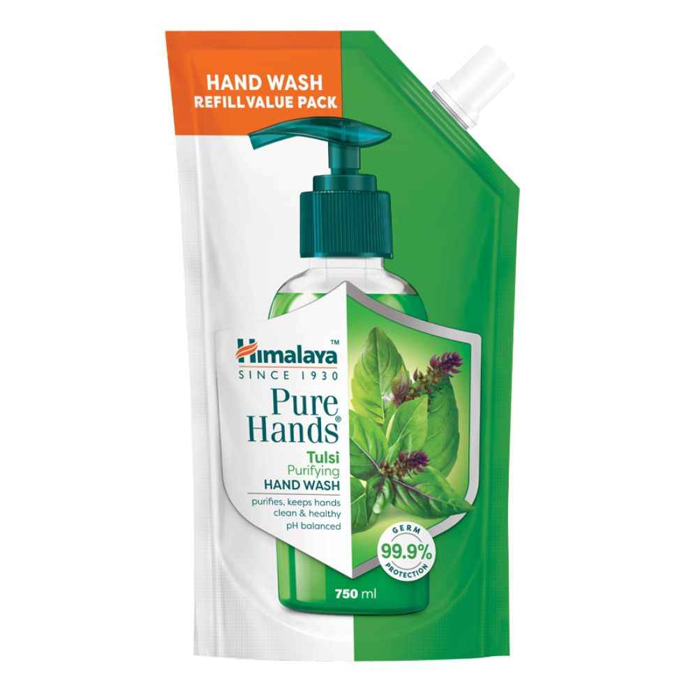 Buy Himalaya Pure Hands Purifying Tulsi Hand Wash 750 ml Refill Pack - Purplle