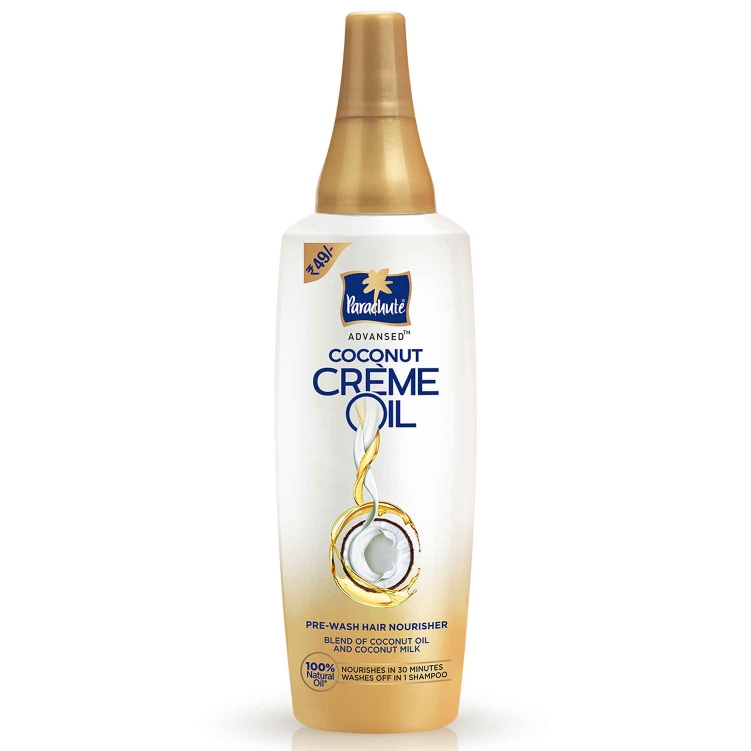 Buy Parachute Advansed Creme Parachute Advansed Coconut Creme Oil, ( 60 Ml) - Purplle