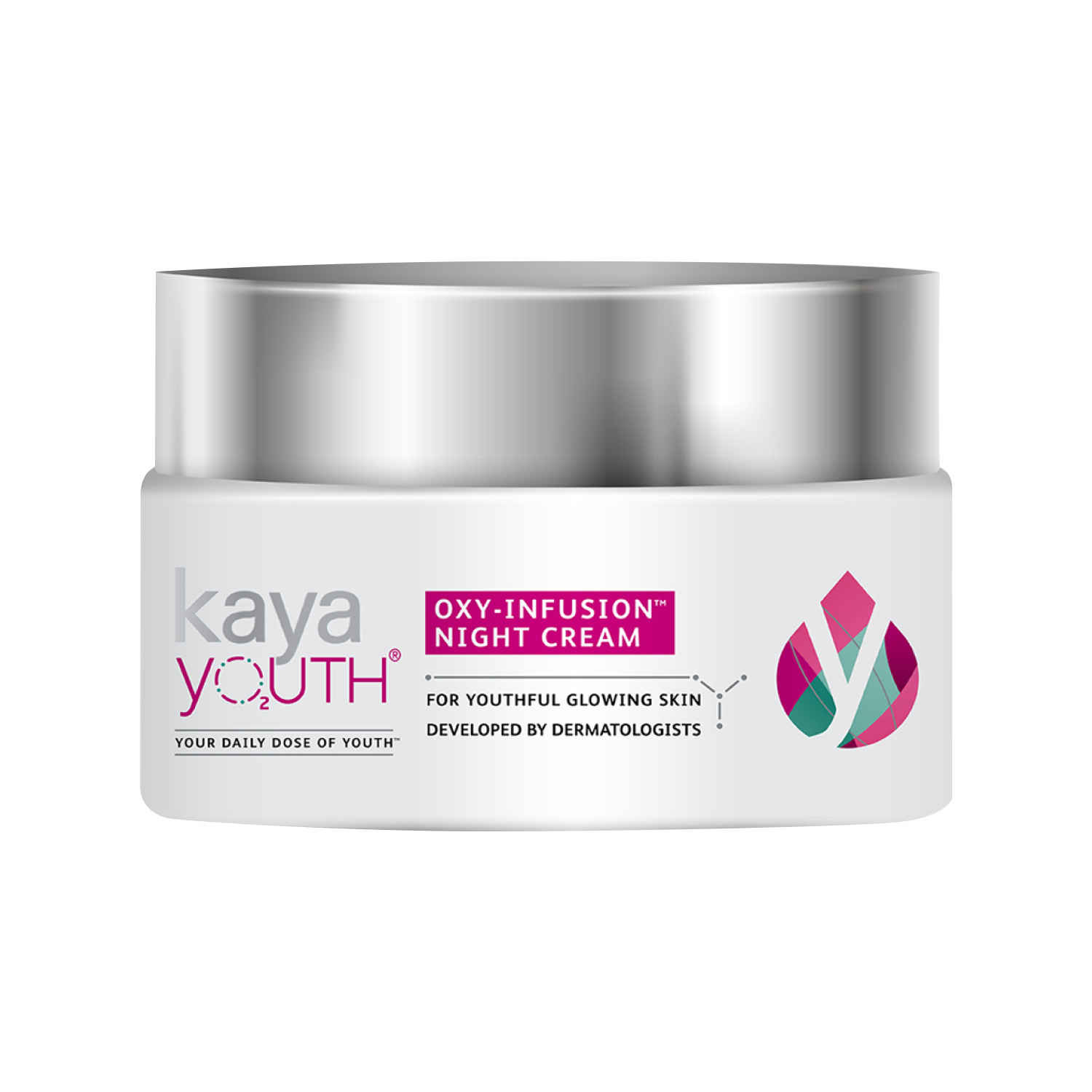 Buy Kaya Youth Oxygen Boost Night Cream,Overnight Skin Repair, Reduces Dullness & Dark Spots, Youthful Glowing Skin, Developed by Dermatologists (60 g) - Purplle