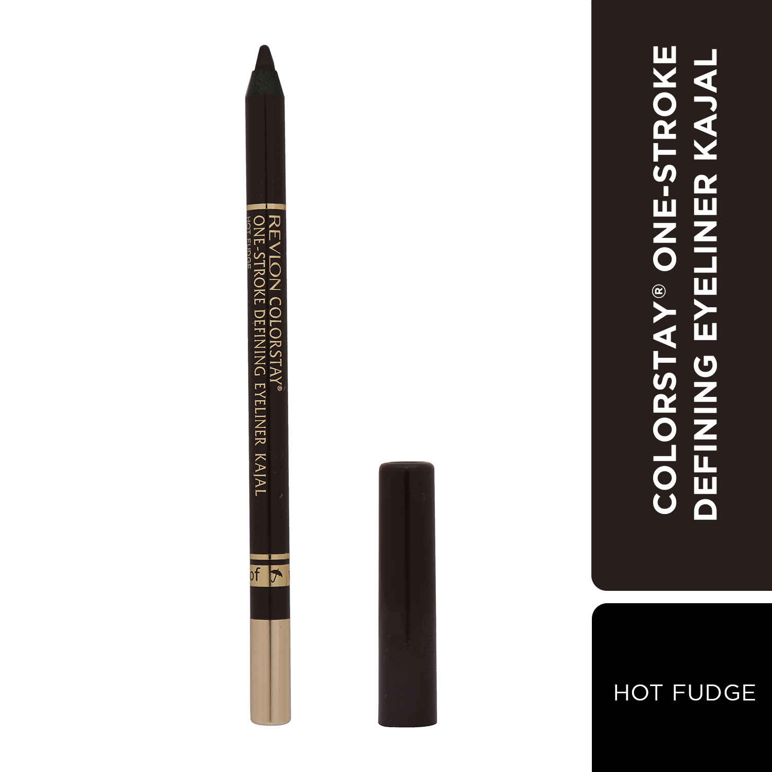 Buy Revlon Colorstay One Stroke Defining Eyeliner Kajal - Hot Fudge (1.2 g) - Purplle