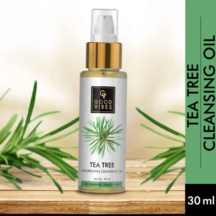 Buy Good Vibes Nourishing Cleansing Oil - Tea Tree (30 ml) - Purplle