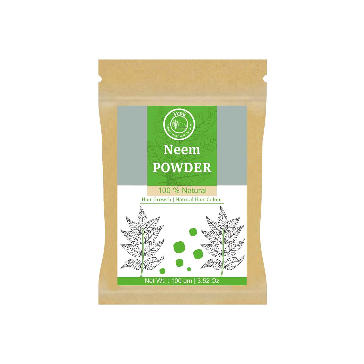 Buy Avnii Organics 100% Organic Neem Powder: Good for both Face and Hair - Purplle