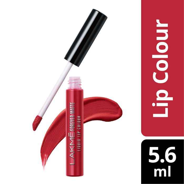 Buy Lakme Forever Matte Liquid Lip Colour - Red Carpet (5.6 ml) - Purplle