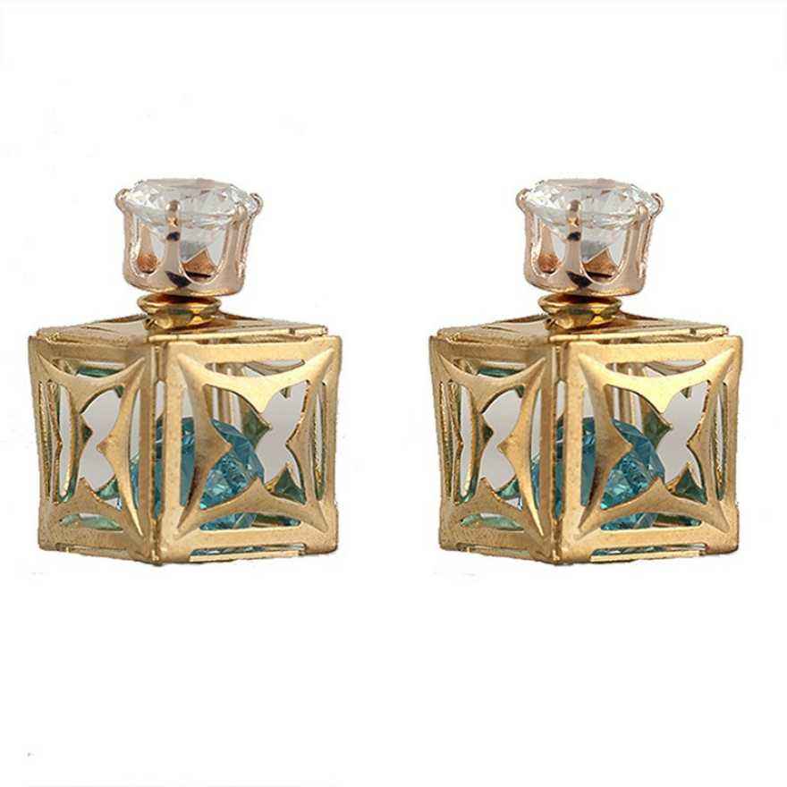 Buy Femnmas Hollow Square Earrings - Purplle