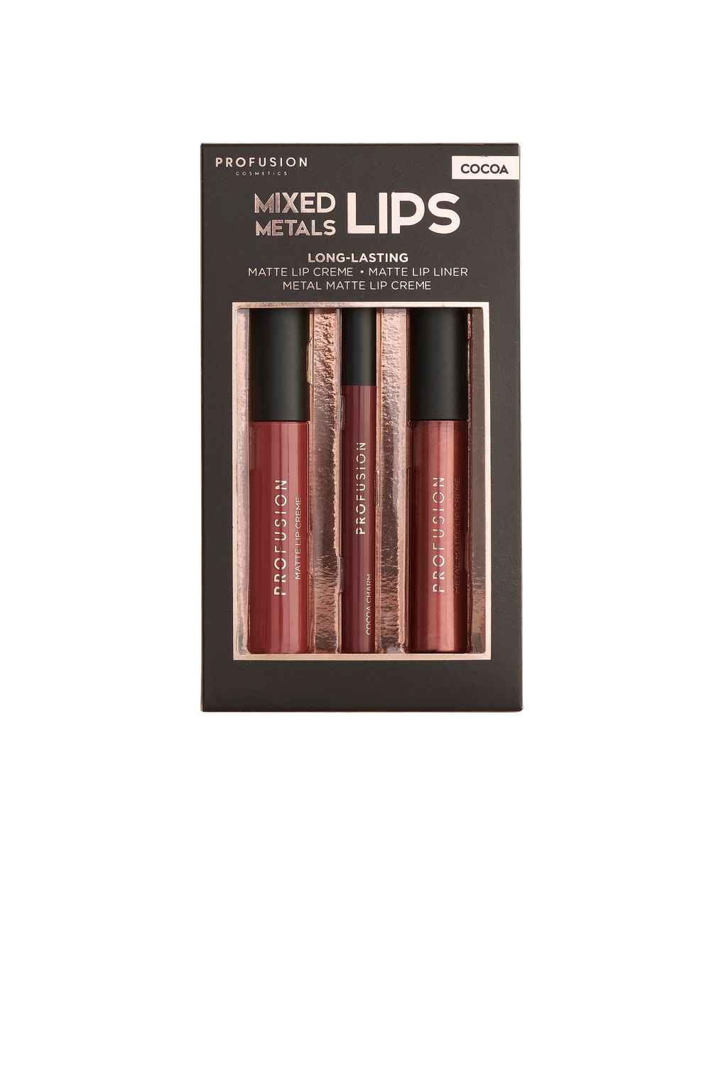 Buy Profusion Mixed Metals Lips Cocoa - Purplle