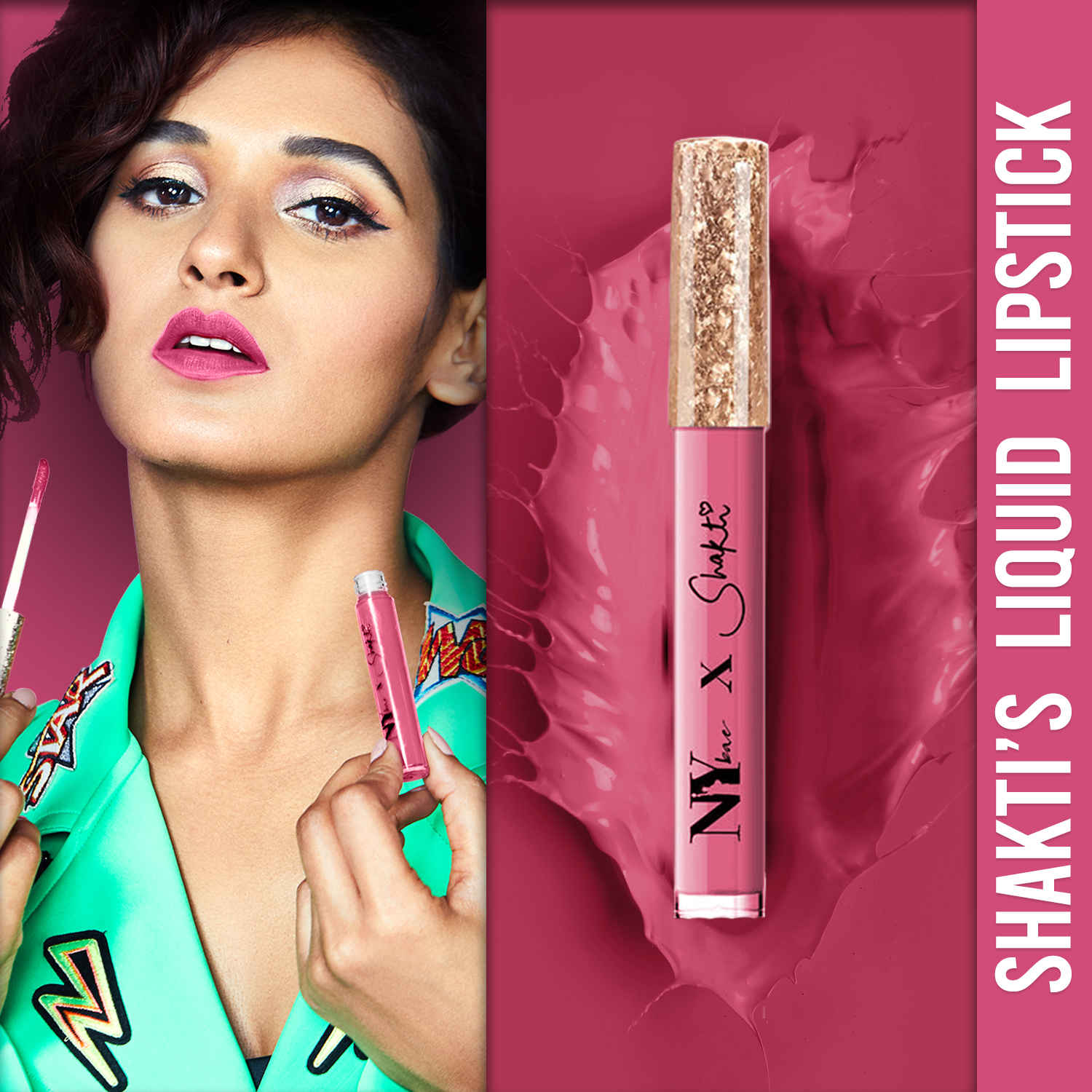 Buy Shakti By NY Bae Liquid Lipstick - Moody Moonwalk 6 (2.7 ml) | Pink | Matte Finish | Highly Pigmented | Lasts Upto 12+ Hours | Smudge Resistant | Waterproof | Weightless | Vegan | Cruelty & Paraben Free - Purplle