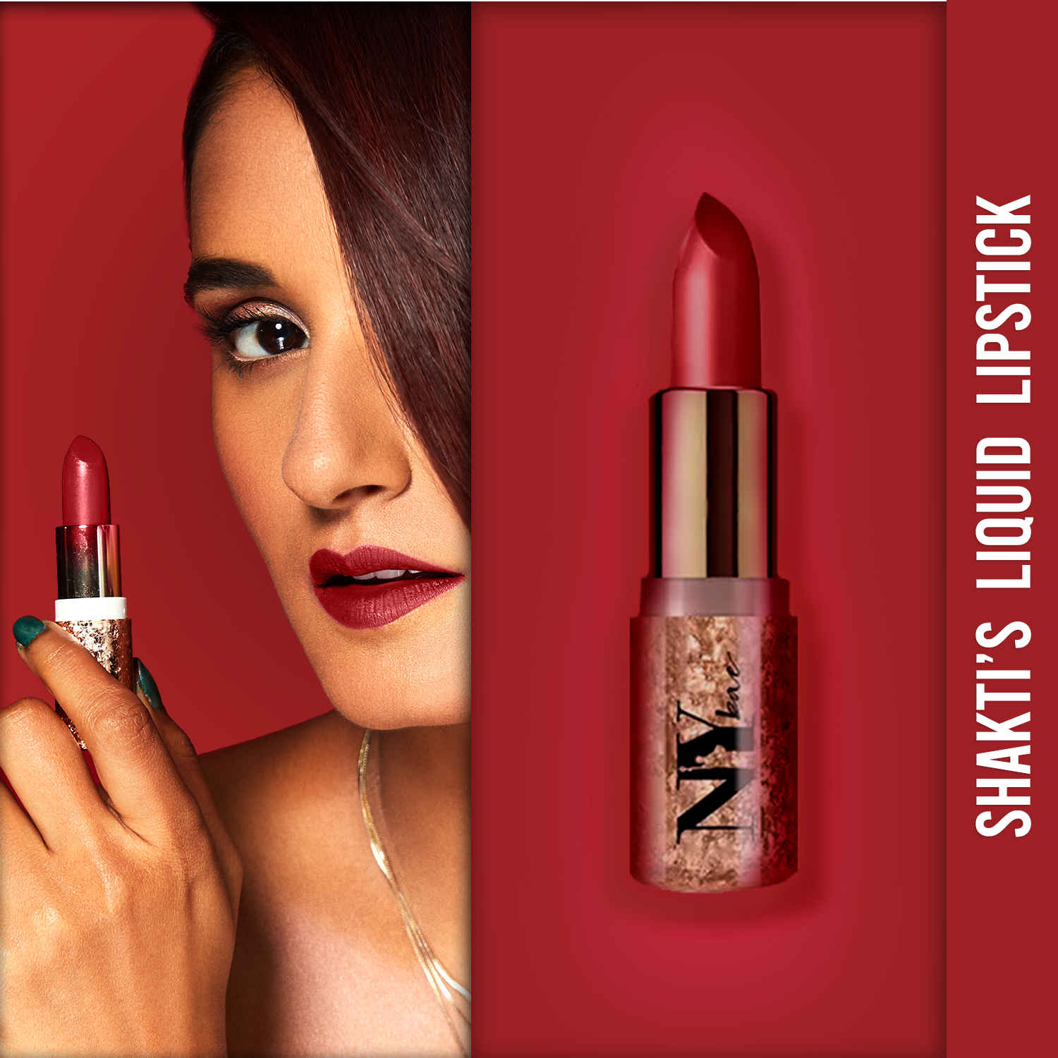 Buy Shakti By NY Bae Creamy Matte Lipstick - Groove 4 (4.2 g) | Nude | Bold Matte Finish | Rich Colour Payoff | Long lasting | Smooth Application | Nourishing | Cruelty & Paraben Free - Purplle